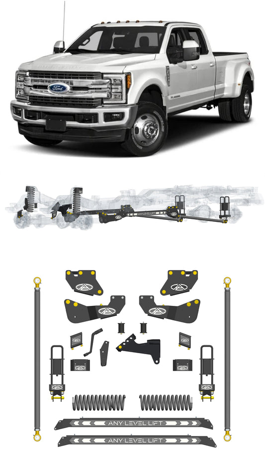 Any Level 4.5" Static Lift - Base System: F-450, Dual Rear Wheel (2017-2019)
