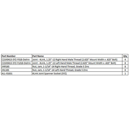 4Link Joint Kit
