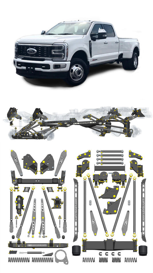 Any Level Lift - Base System, 0"-13": F-350 Dual Rear Wheel (2023+)