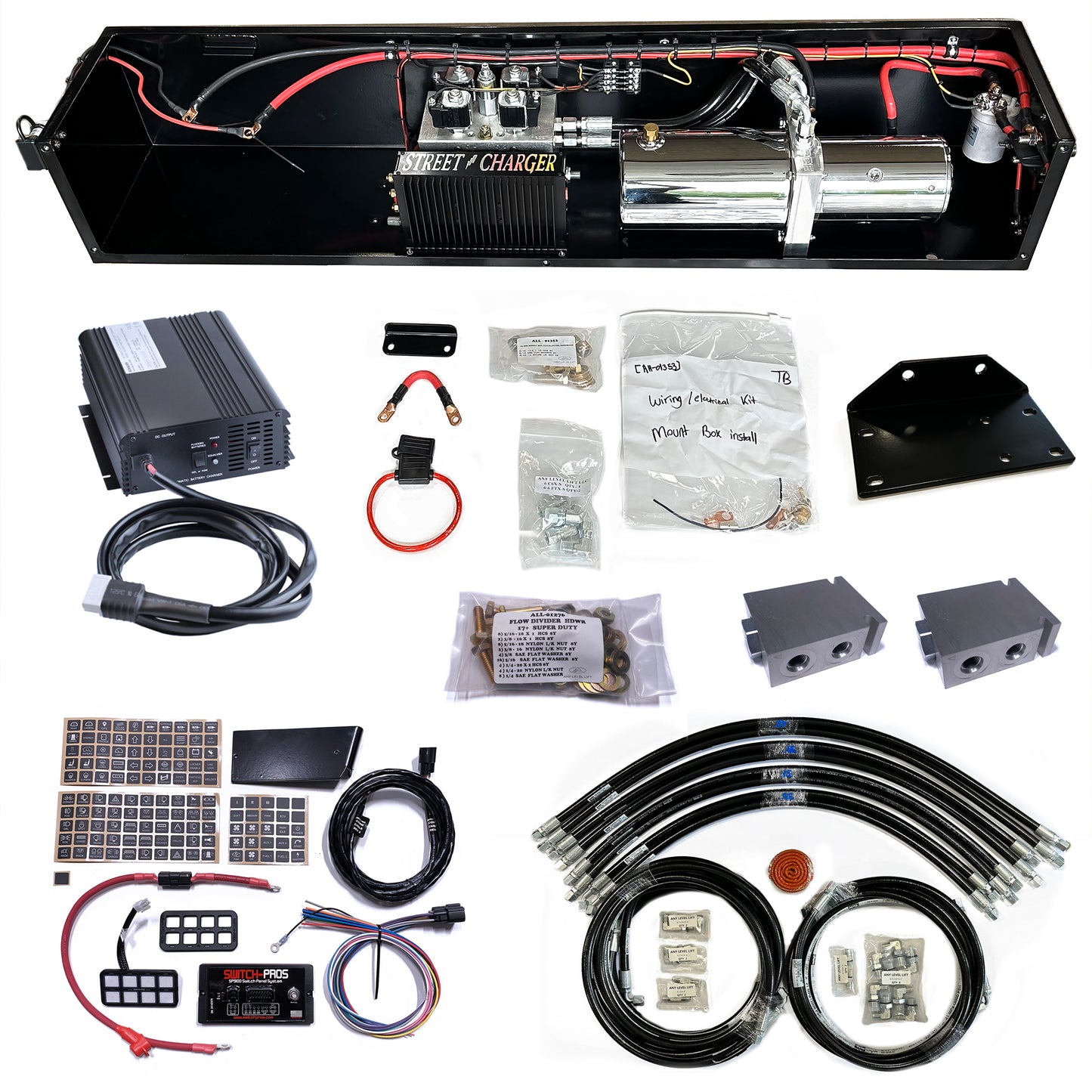 Hydraulic Control Package - Any Level Lift: F-350/F-450, Dual Rear Wheel