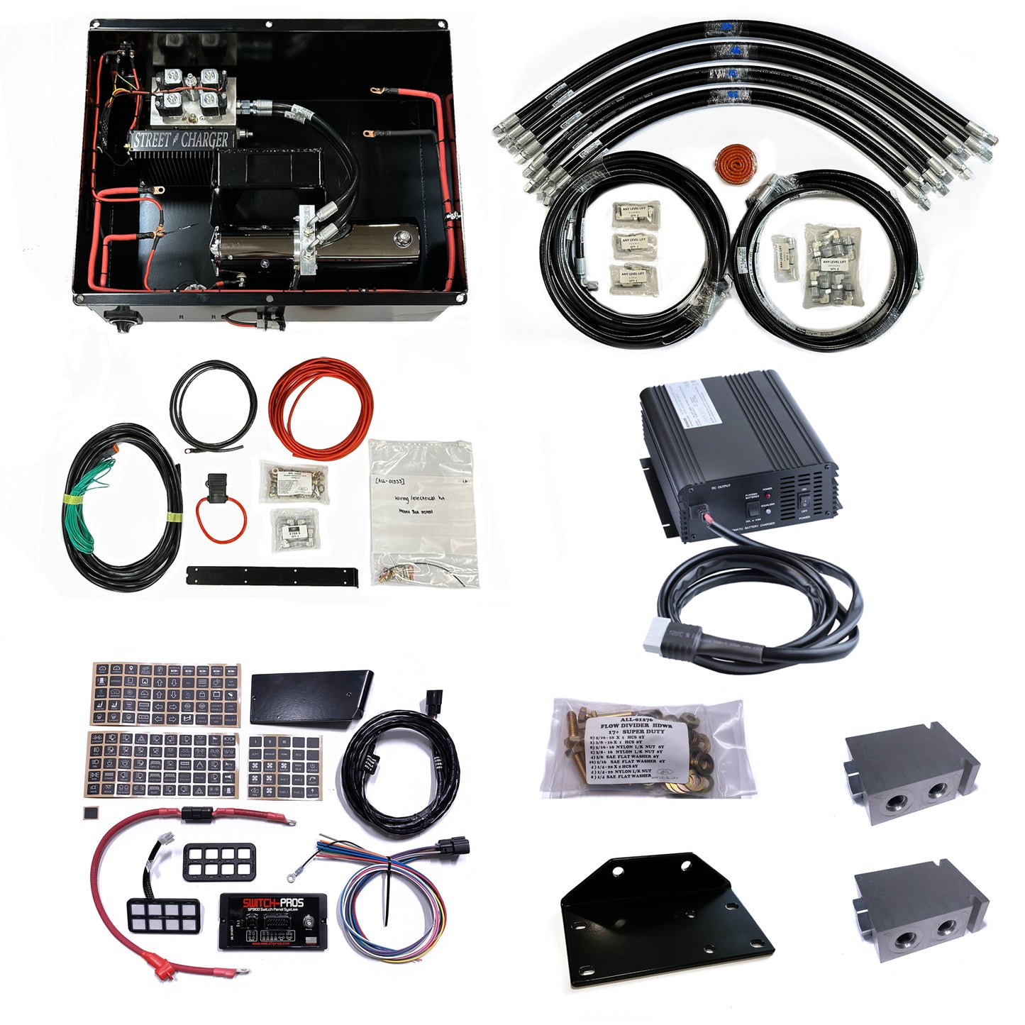 Hydraulic Control Package - Any Level Lift: F-350/F-450, Dual Rear Wheel