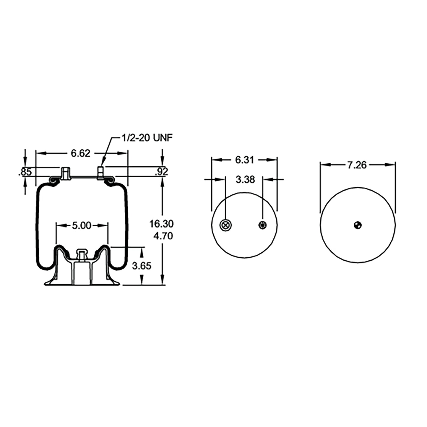 Airbag, 1T14C-3, Reversible Sleeve (4-17")